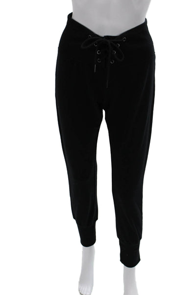 Sundays Women Jogger Sweatpants Black Drawstring Size 1