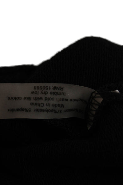 Sundays Women Jogger Sweatpants Black Drawstring Size 1