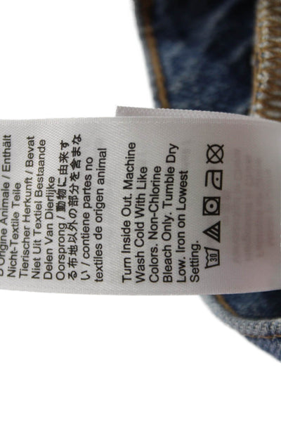 J Crew Womens Cropped Flared Jeans Blue Size 28