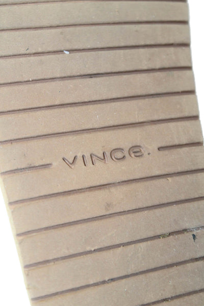 Vince Womens Slide On Sandals Flats White Size 9.5M
