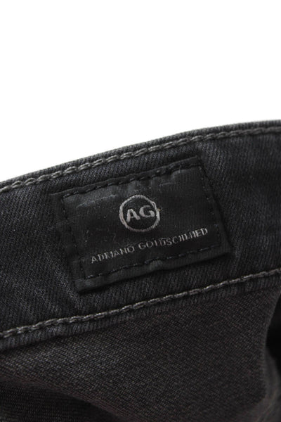 AG Adriano Goldschmied Womens Skinny Jegging Dark Gray Mid Rise Size 24