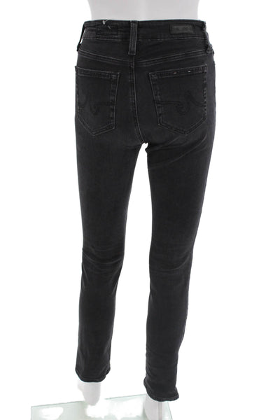 AG Adriano Goldschmied Womens Skinny Dark Gray Jeans Size 25
