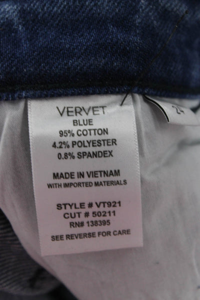 Vervet Women Skinny Ankle Jeans Blue Low Rise 27 Inseam Size 24