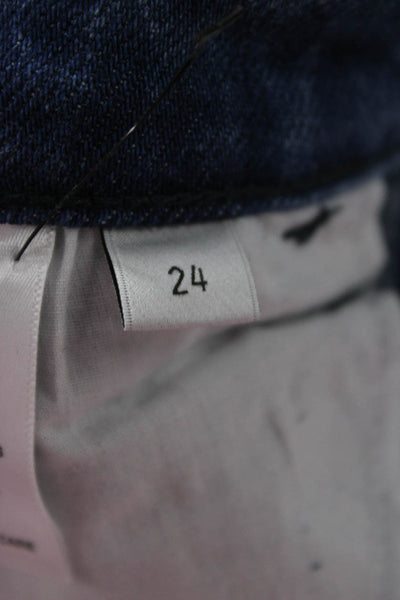 Vervet Women Skinny Ankle Jeans Blue Low Rise 27 Inseam Size 24