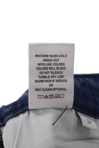 Vervet Women Skinny Ankle Jeans Blue Low Rise 27 Inseam Size 24