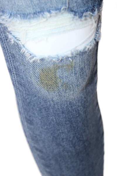 Vervet Women Ankle Skinny Mid Rise Dark Blue Jeans Size 24