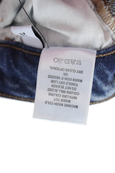 Vervet Women Ankle Skinny Mid Rise Dark Blue Jeans Size 24