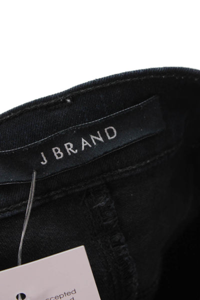 J Brand Womens Ankle Skinny Black Mid Rise Jeans Size 24