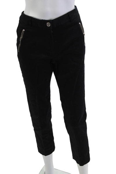 Michael Michael Kors Womens Cropped Ankle Pants Black Size 4