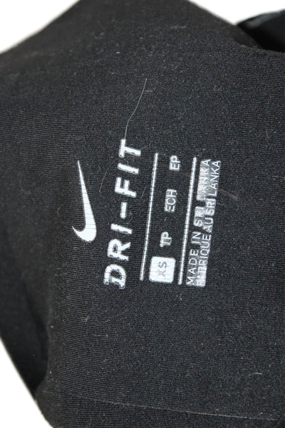 Nike Womens Ankle Legging Pants Black Size XS
