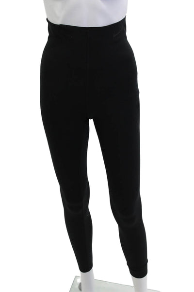 Nike Womens Black Ankle Leggings Sports 76% Polyester 24% Spandex Size XS