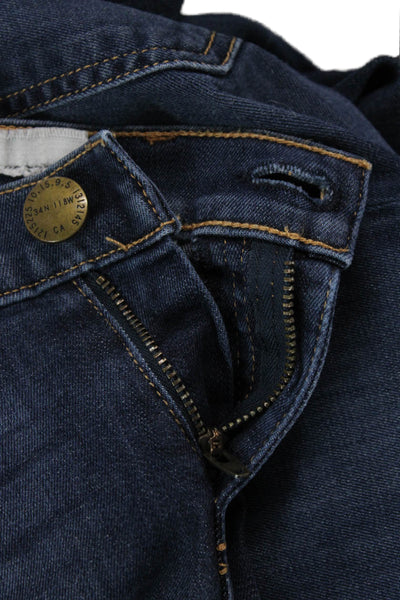 Current/Elliott Women Dark Blue High Rise Ankle Skinny Jeans Size 25