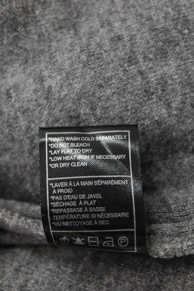 BB Dakota Womens Gray Mock Neck Zip Front Long Sleeve Jacket Size S
