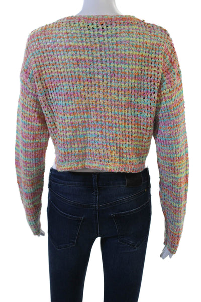 Something Navy Unisex Cardigan Striped Button Longsleeve Size M