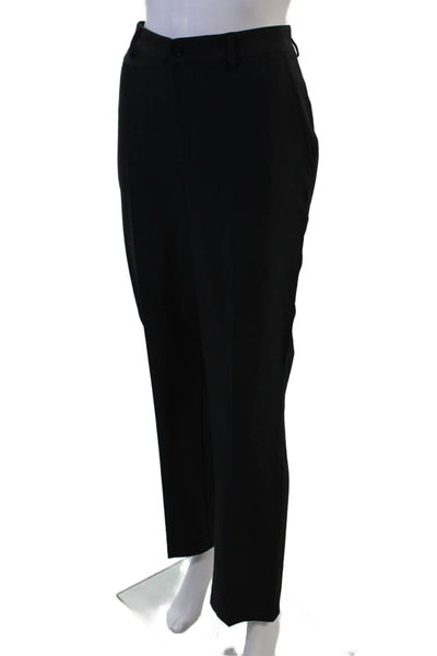 Dunning Mens Black Dress Pants Polyester Spandex Button Closure Size 30