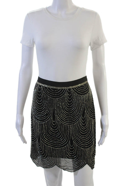 Joie Women Black Silk Shift Tank Dress Set Sleeveless Size L