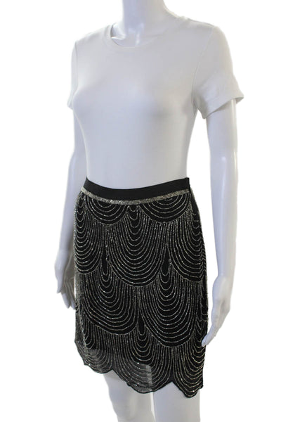Joie Women Black Silk Shift Tank Dress Set Sleeveless Size L