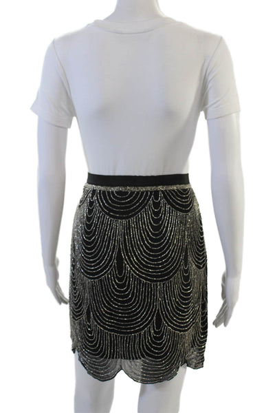 Joie Women Black Silk Shift Tank Dress Set Sleeveless Size L