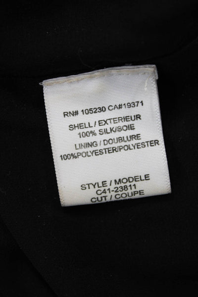 Joie Women Black Silk Shift Tank Dress Set Sleeveless Size L