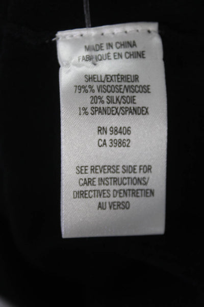 Theory Unisex Black V Neck Long Sleeve Cardigan Size S