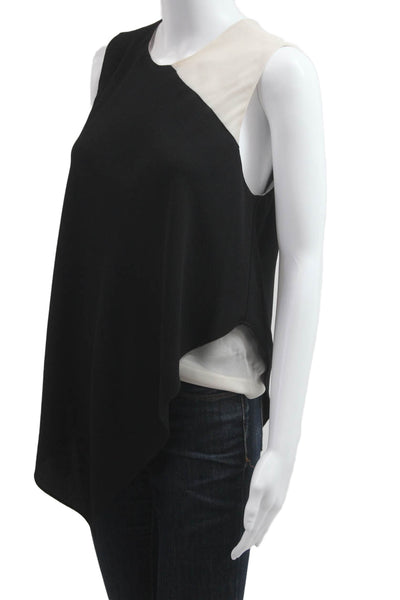 Rachel Rachel Roy Womens Black Sleeveless Tank Designer Size M