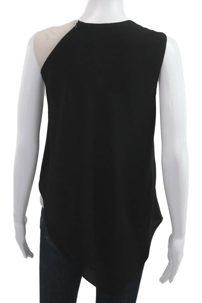 Rachel Rachel Roy Womens Black Sleeveless Tank Designer Size M