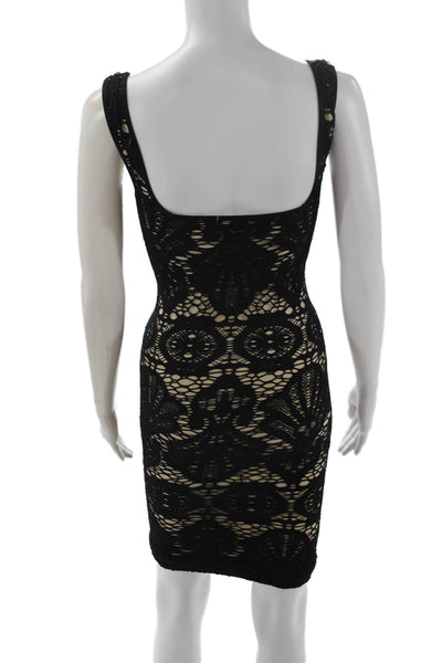 Intimately Free People Women Bodycon Tank Dress Beige Geometric Size XS