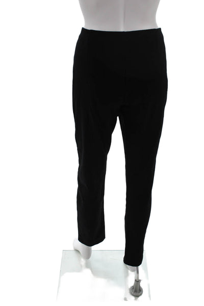 Eileen Fisher Women Black Ankle Cropped Dress Pants Size M