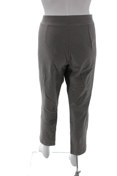 Eileen Fisher Womens Gray Cropped Ankle Pants Size M