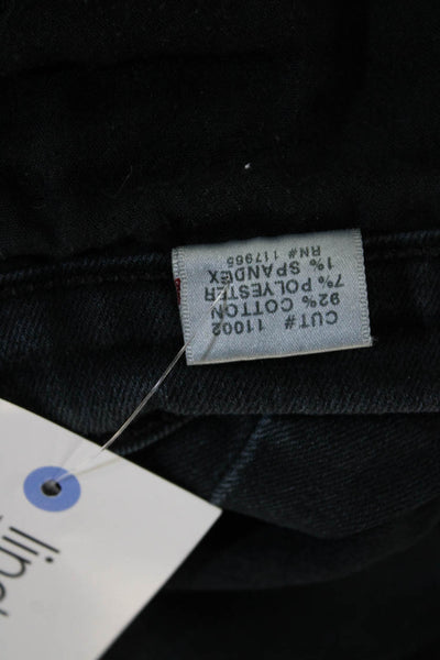 J Brand Women Skinny Ankle Black Mid Rise Jeans Size 26