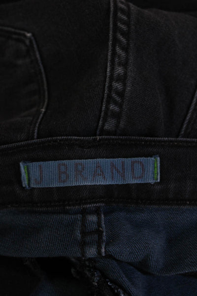 J Brand Women Skinny Ankle Black Mid Rise Jeans Size 26