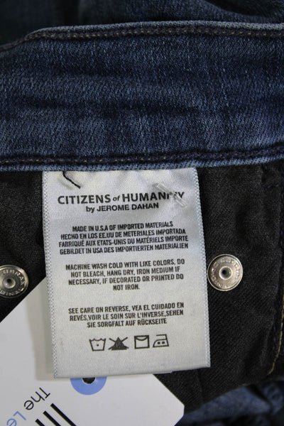 Citizens of Humanity Womens Skinny Ankle Dark Blue Jeans Mid Rise Size 26