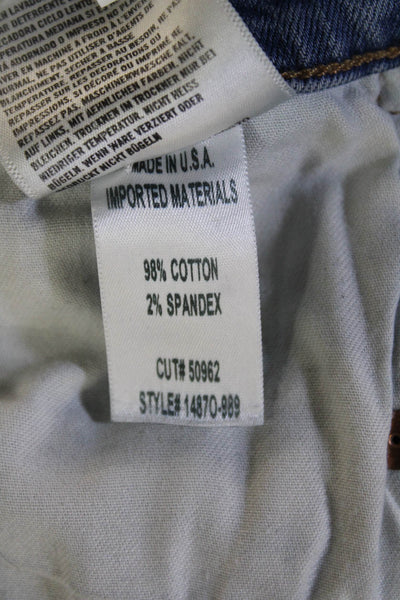Citizens of Humanity Womens Ankle Skinny Jeans Light Blue Mid Rise Size 24
