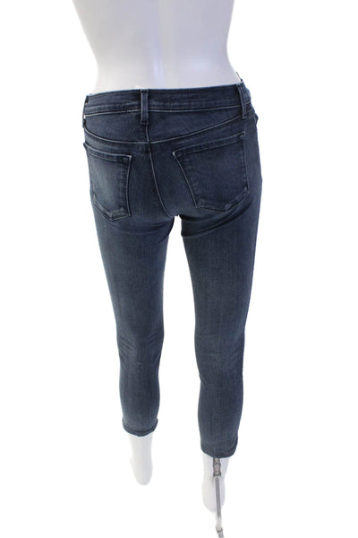 J Brand Women Dark Gray Ankle Skinny Jeans Mid Rise Petite 26in Size 26