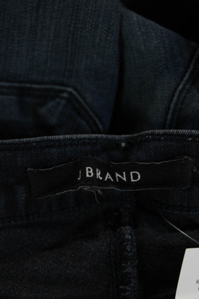J Brand Women Dark Gray Ankle Skinny Jeans Mid Rise Petite 26in Size 26