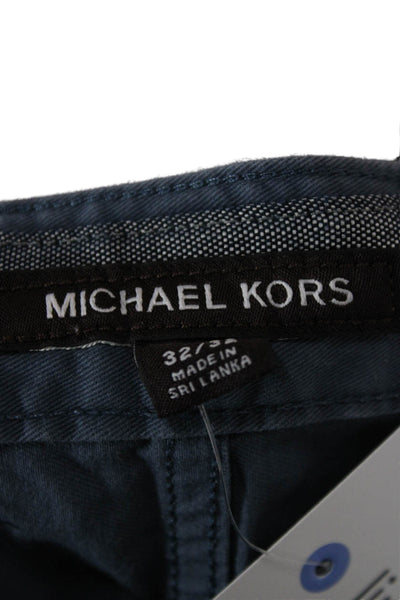 Michael Kors Mens Dark Blue Chinos Size 32
