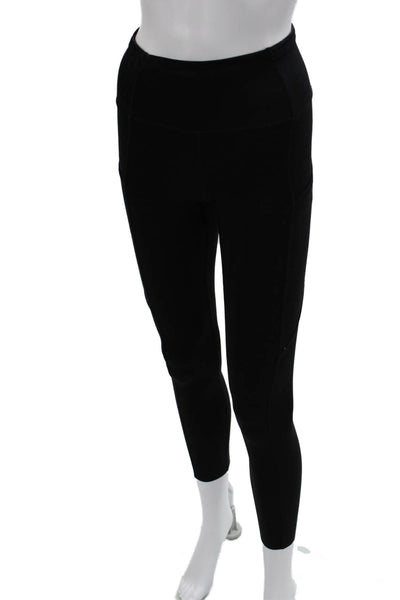 Lululemon Womens Black Nylon Ankle Leggings Size 2