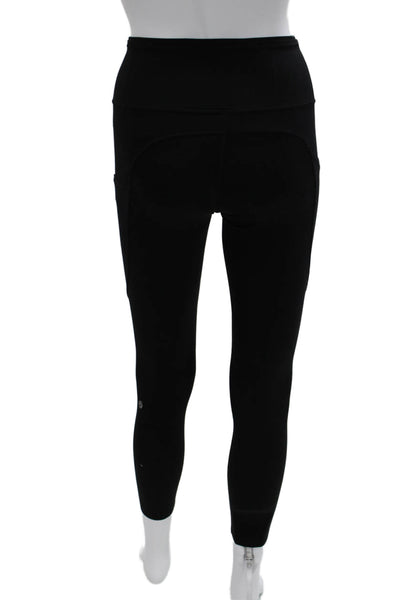 Lululemon Womens Black Nylon Ankle Leggings Size 2