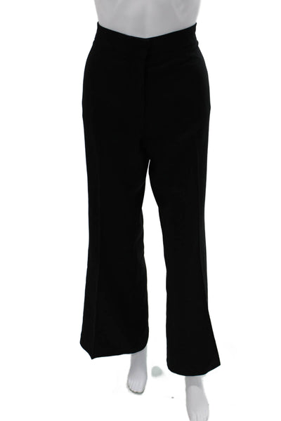 Zara Womens Black Dress Pants Polyester Hook & Eye Size XS