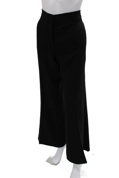 Zara Womens Black Dress Pants Polyester Hook & Eye Size XS