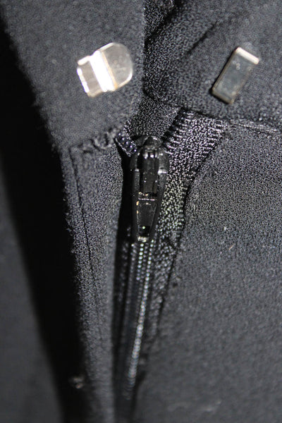 Zara Womens Black Dress Pants Polyester Hook & Eye Size XS