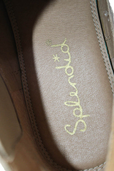 Splendid Womens Leather Paddy Ankle Boots Tan Beige Size 9.5 Medium