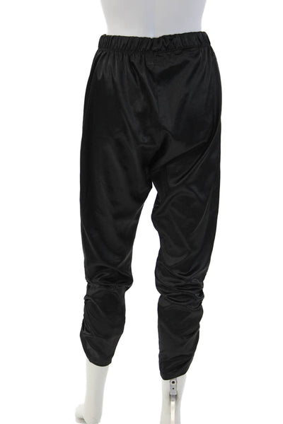 Michael Lauren Unisex Jogger Pants Black Polyester Spandex Size XS