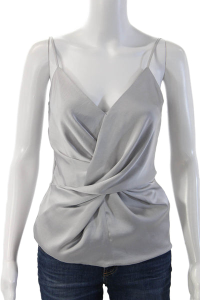 Bailey 44 Womens Gray V Neck Camisole Sleeveless Polyester Size S