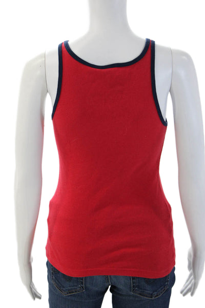 Ralph Lauren Polo Sport Women Red Graphic Cotton Sleeveless Camisole Size M