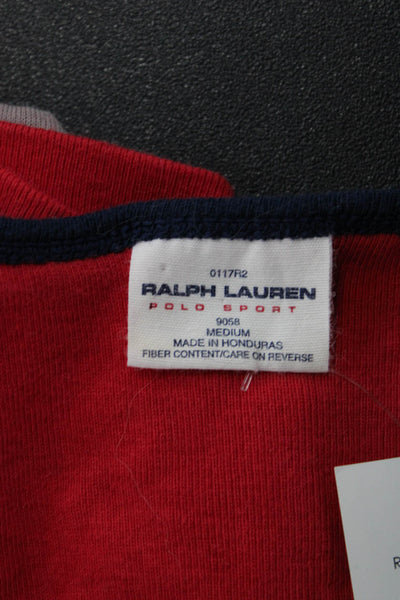 Ralph Lauren Polo Sport Women Red Graphic Cotton Sleeveless Camisole Size M