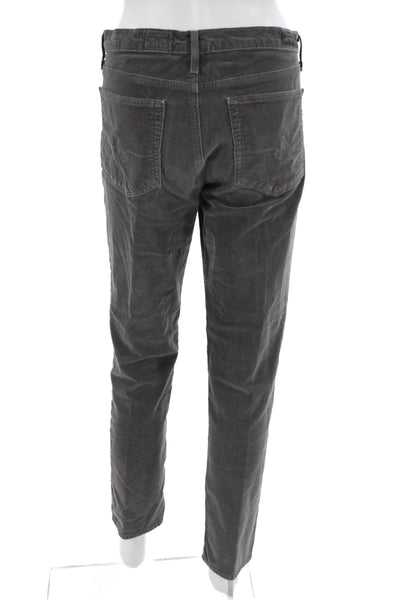 AG Adriano Goldschmied Women Cropped Dark Gray Pants Size 30