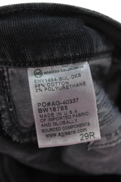 AG Adriano Goldschmied Unisex Cropped Dark Gray Pants Size 29