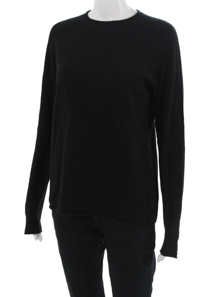 Vince Unisex Black 100% Cashmere Crew Neck Pullover Size M