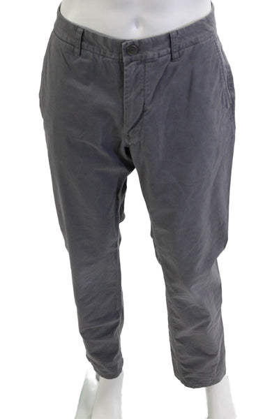 Bonobos Mens Chinos Dark Gray Inseam 32 Size 34